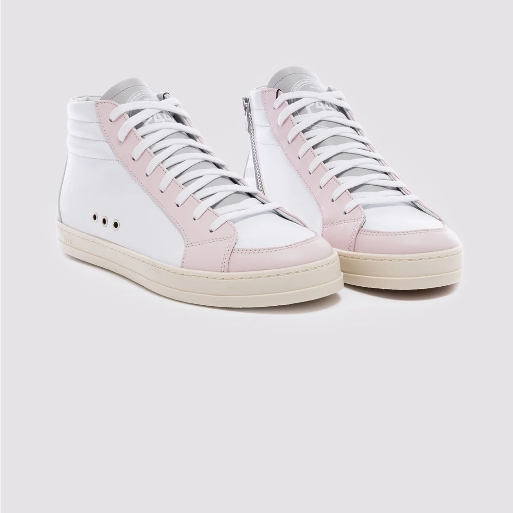 P448 White & Pink Skate Women's Sneakers